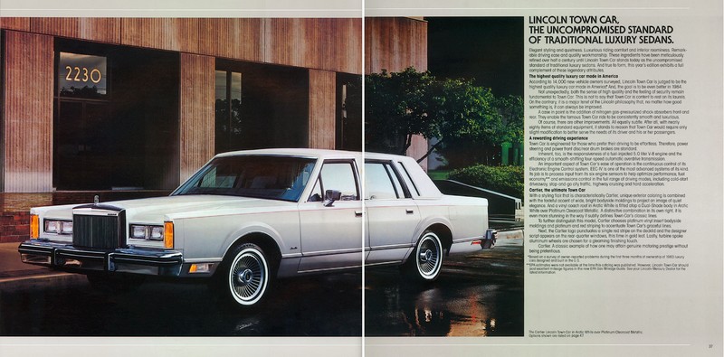 1984 Lincoln Brochure Page 25